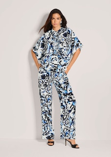 Luftige Oversizebluse mit Rüschen thumbnail 3