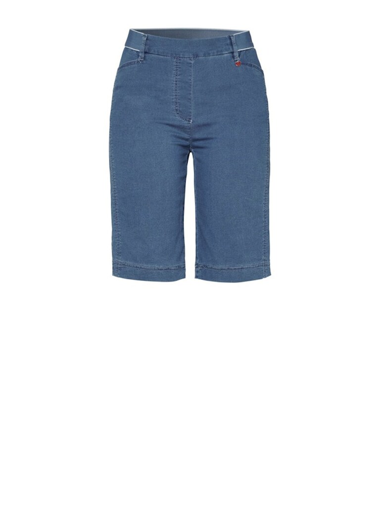 Jeansbermuda van licht denim
