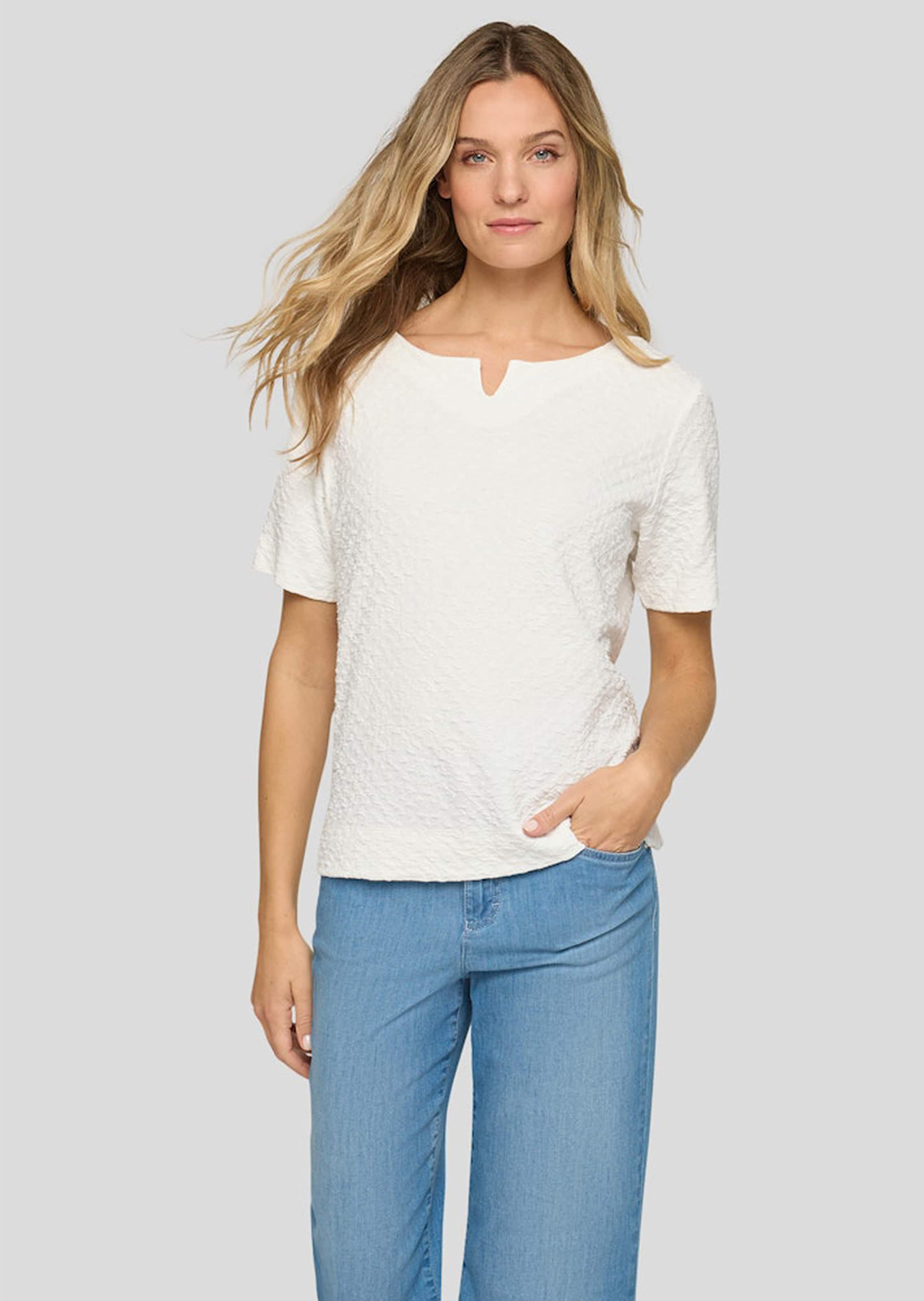 Shirt met spannende 3D-structuur