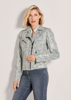 Veste. Cuir velours de chèvre thumbnail 2