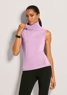 Ärmelloser Rollkragenpullover thumbnail 2