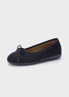 Pantoufles ballerines en coton thumbnail 1