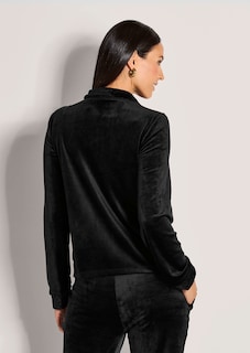Sweatjacke in flauschiger Nicki-Qualität thumbnail 4