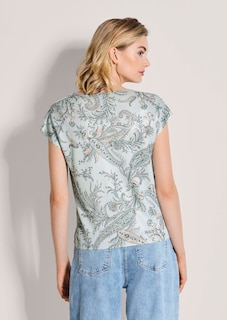Ärmelloser Pullover mit Paisley-Muster thumbnail 4