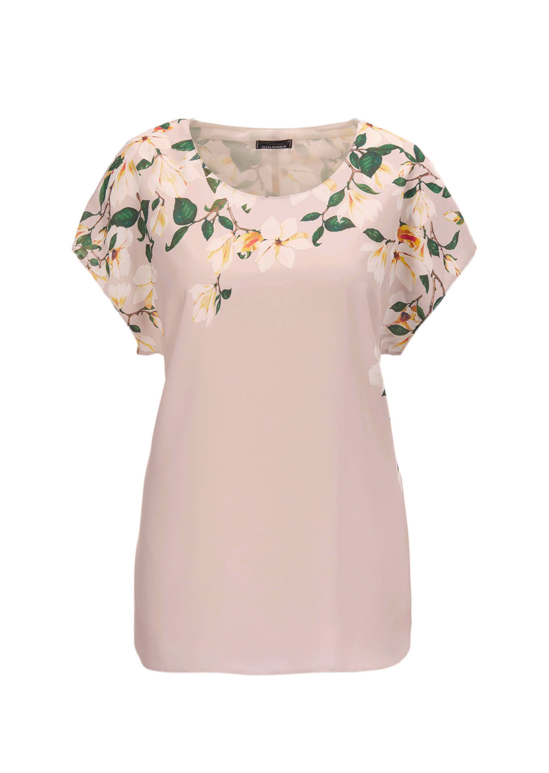 Luchtige blouse van chiffon met een bloemenprint