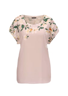 Luchtige blouse van chiffon met een bloemenprint thumbnail 6