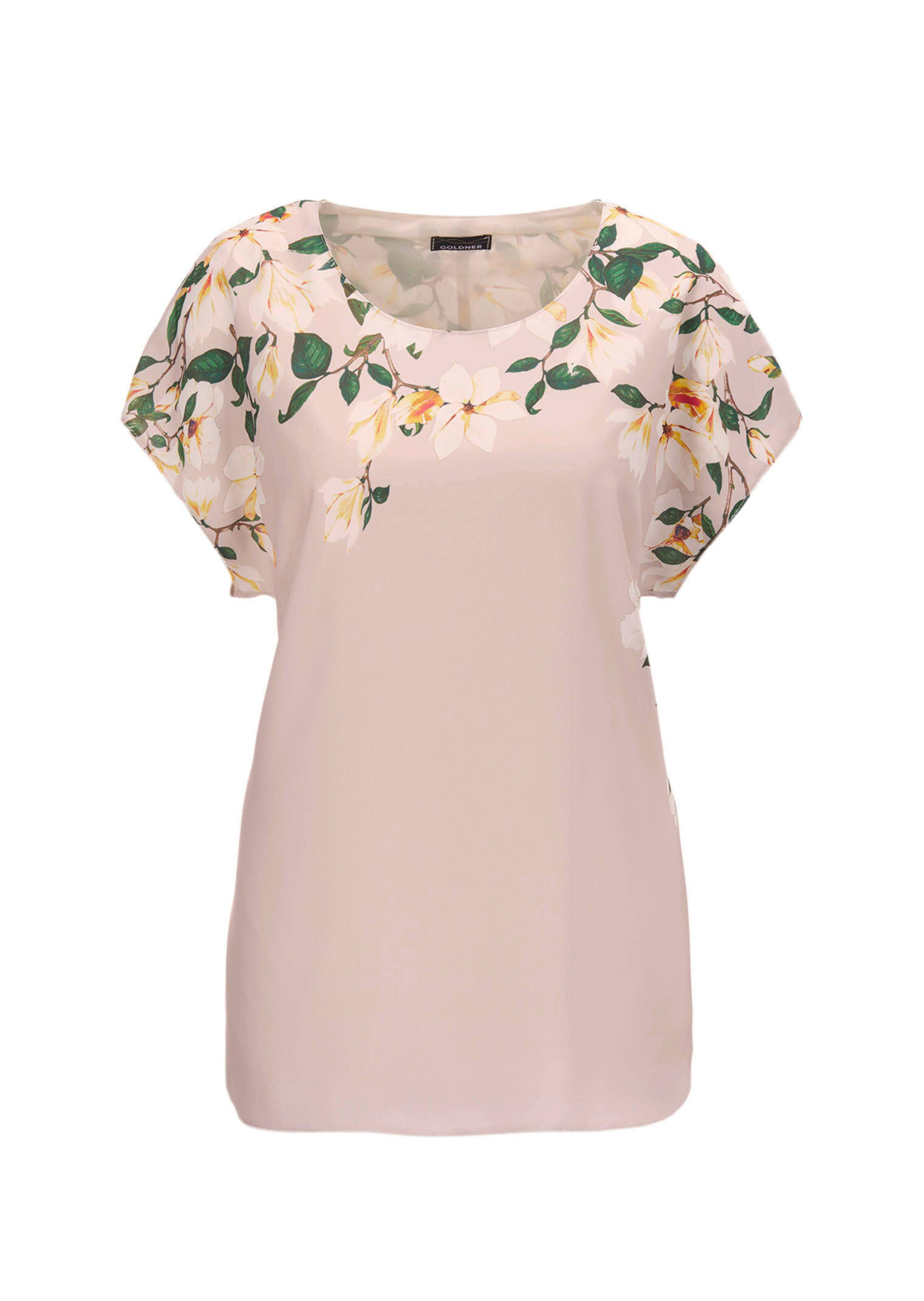 Luchtige blouse van chiffon met een bloemenprint thumbnail 6