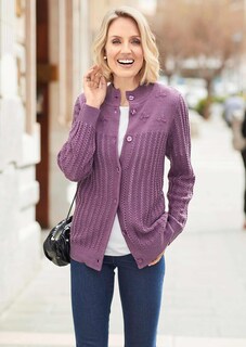 Ajourstrickjacke thumbnail 6