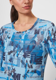 Shirt ¾-Arm mit glänzendem Logo-Schriftzug thumbnail 6