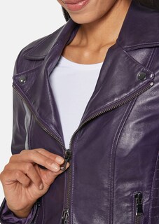 Lederjacke mit Schößchen thumbnail 6