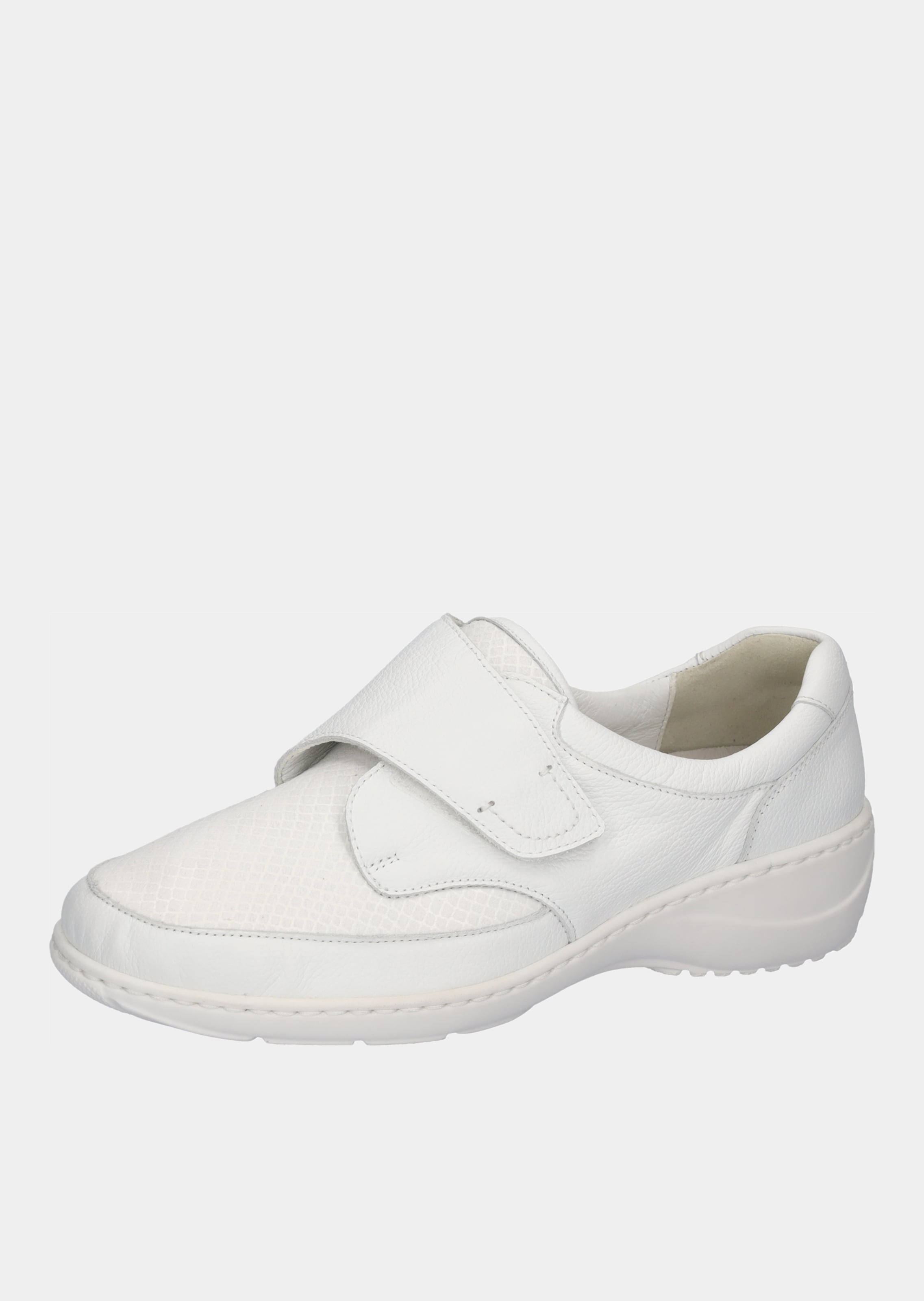 Slipper aus Leder und Textil