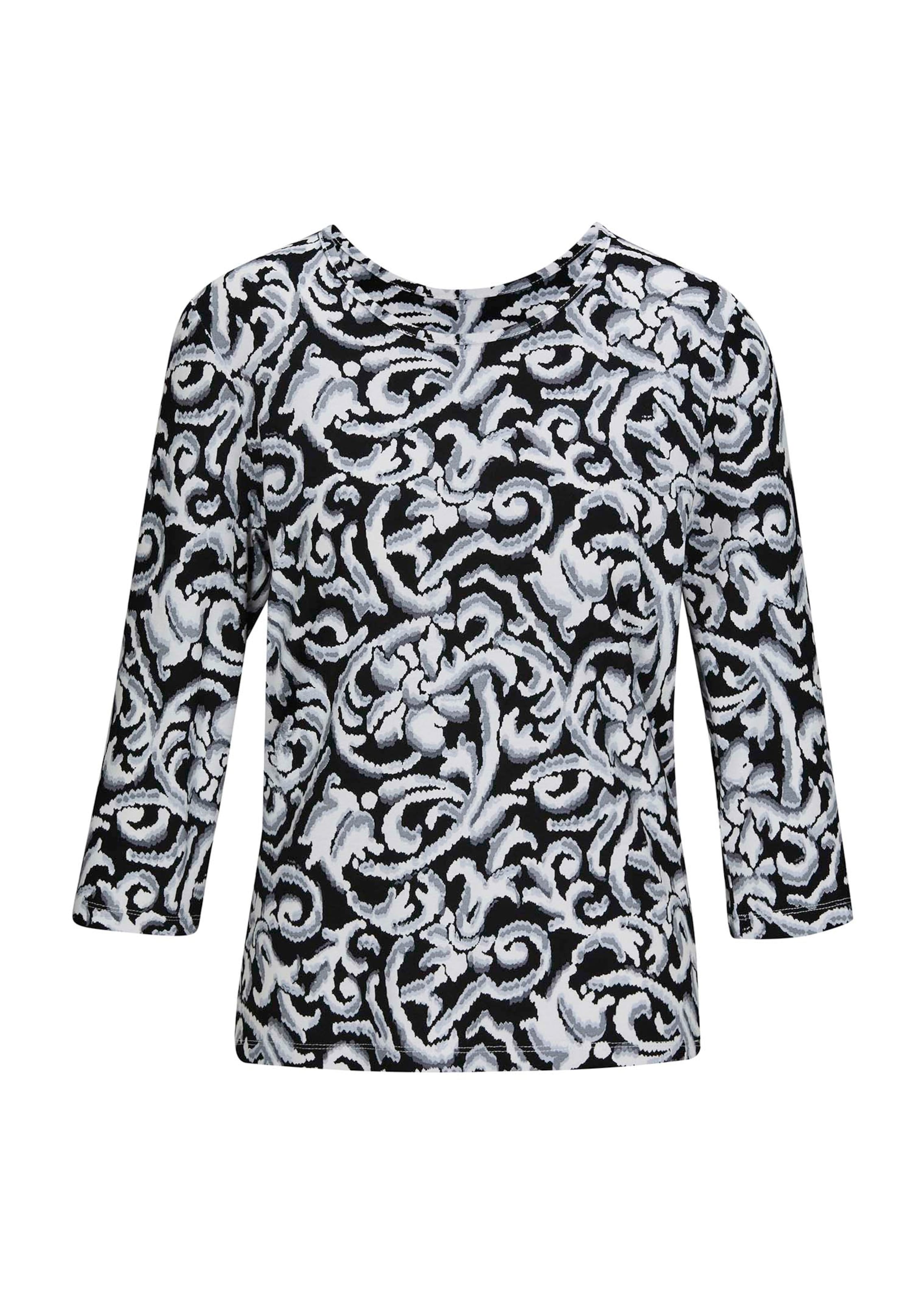 Jersey-Shirt mit Ornament-Rankenmuster