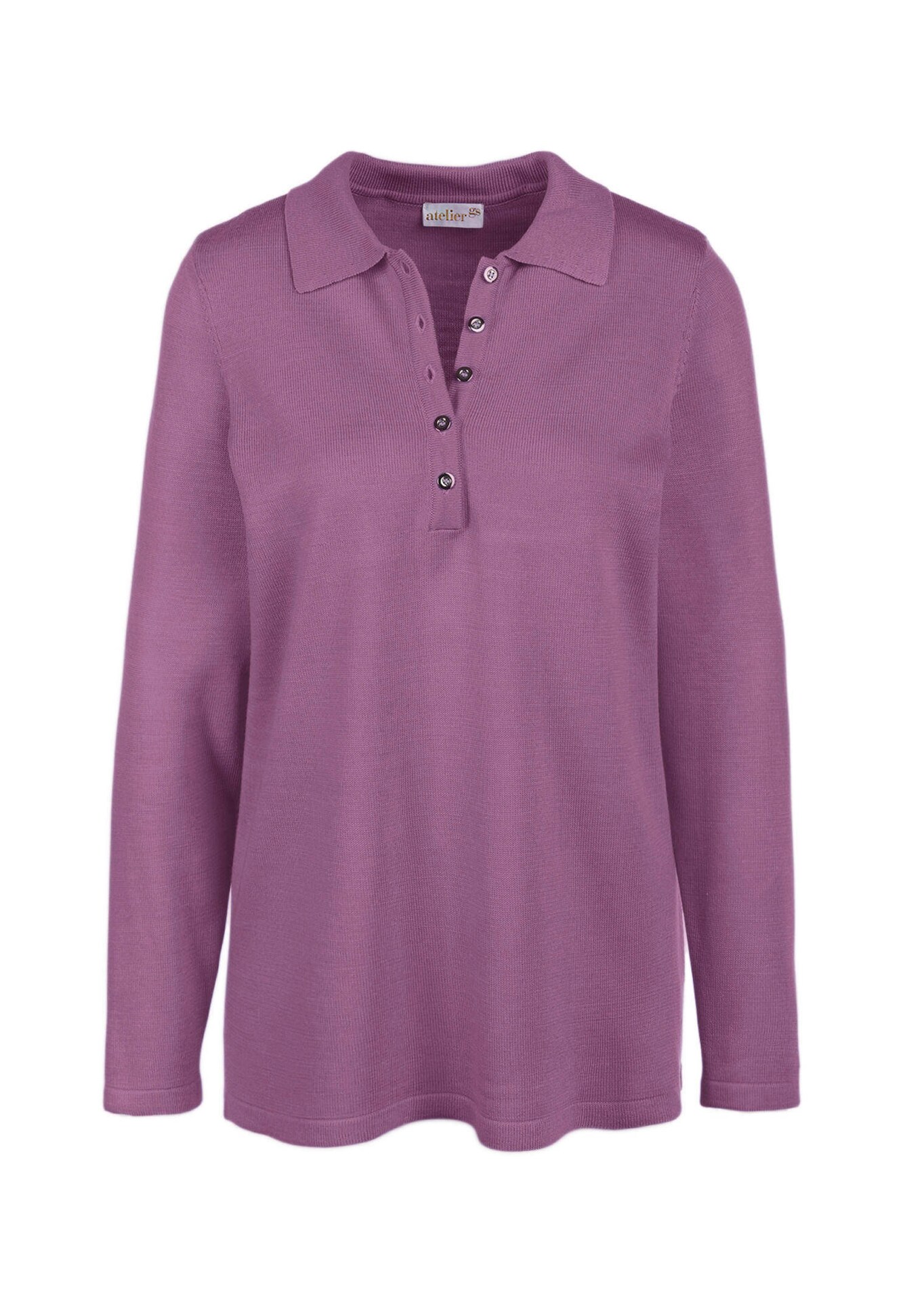 Unkomplizierter Pullover mit Polokragen