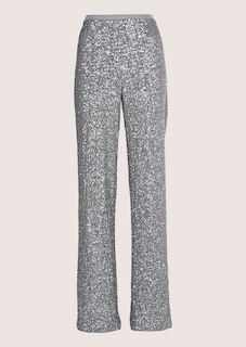 Palazzo trousers with sequins thumbnail 7