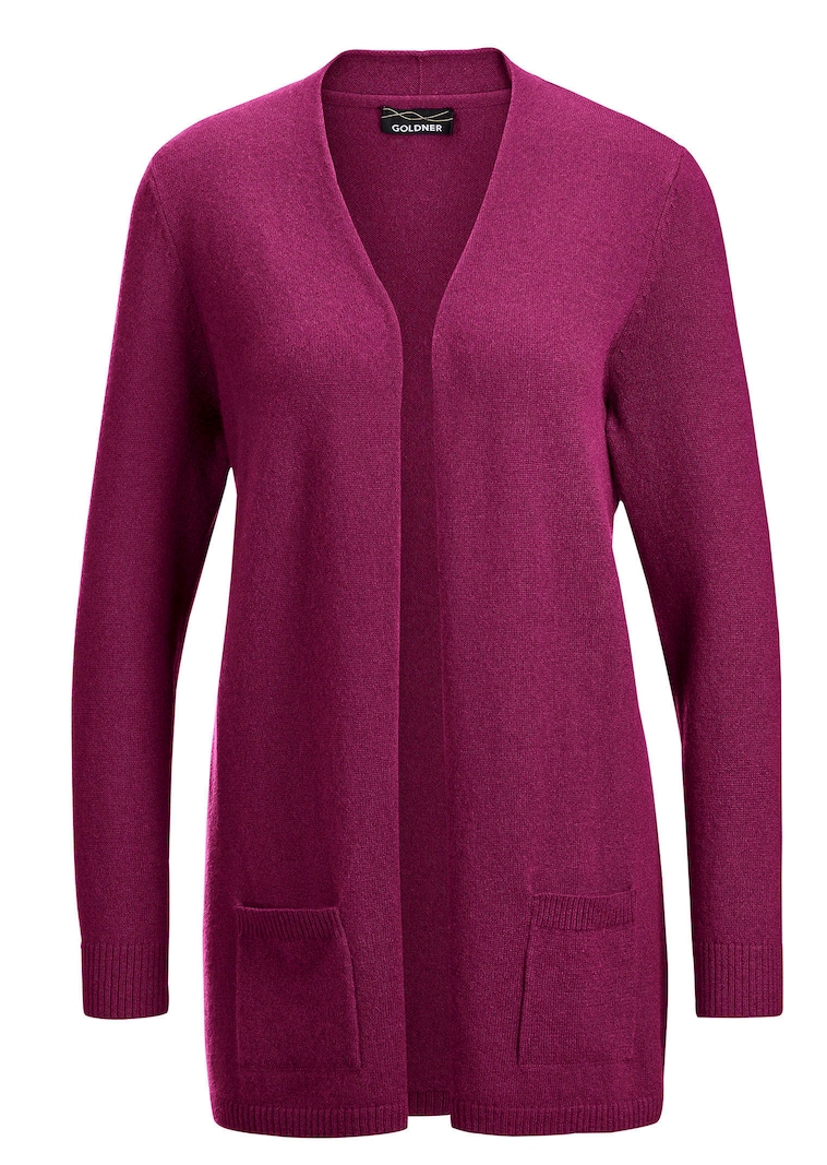 Kuschelweiche Kaschmir-Strickjacke