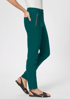 Skinny fit trousers with zip pockets thumbnail 4