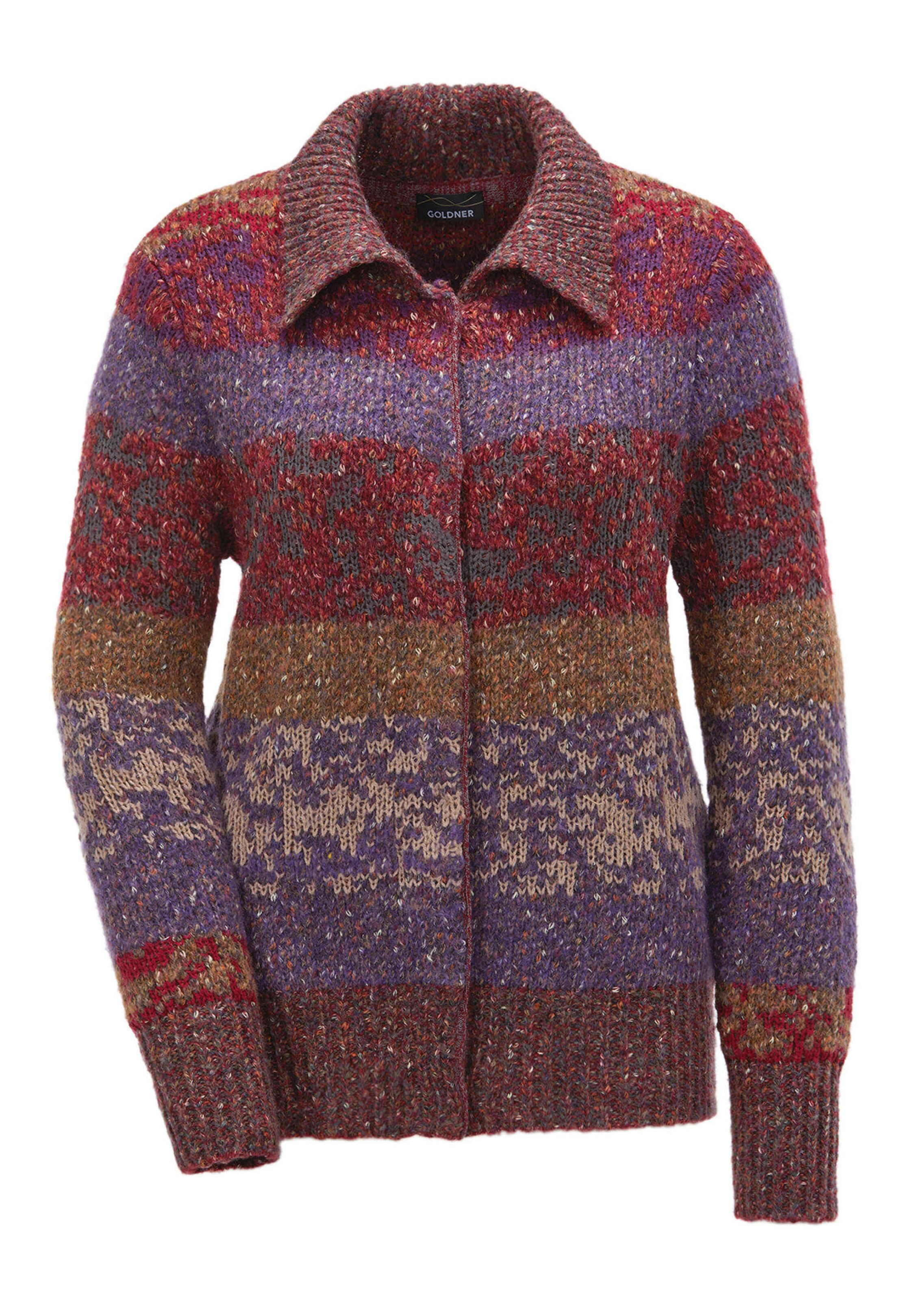 Strickjacke mit wärmender Schurwolle