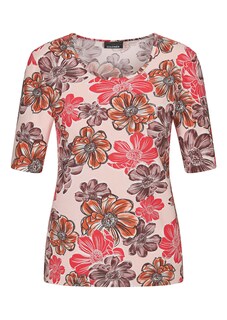 Jersey shirt met bloemenmotief thumbnail 4
