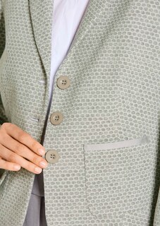 Jersey blazer with a honeycomb pattern thumbnail 6