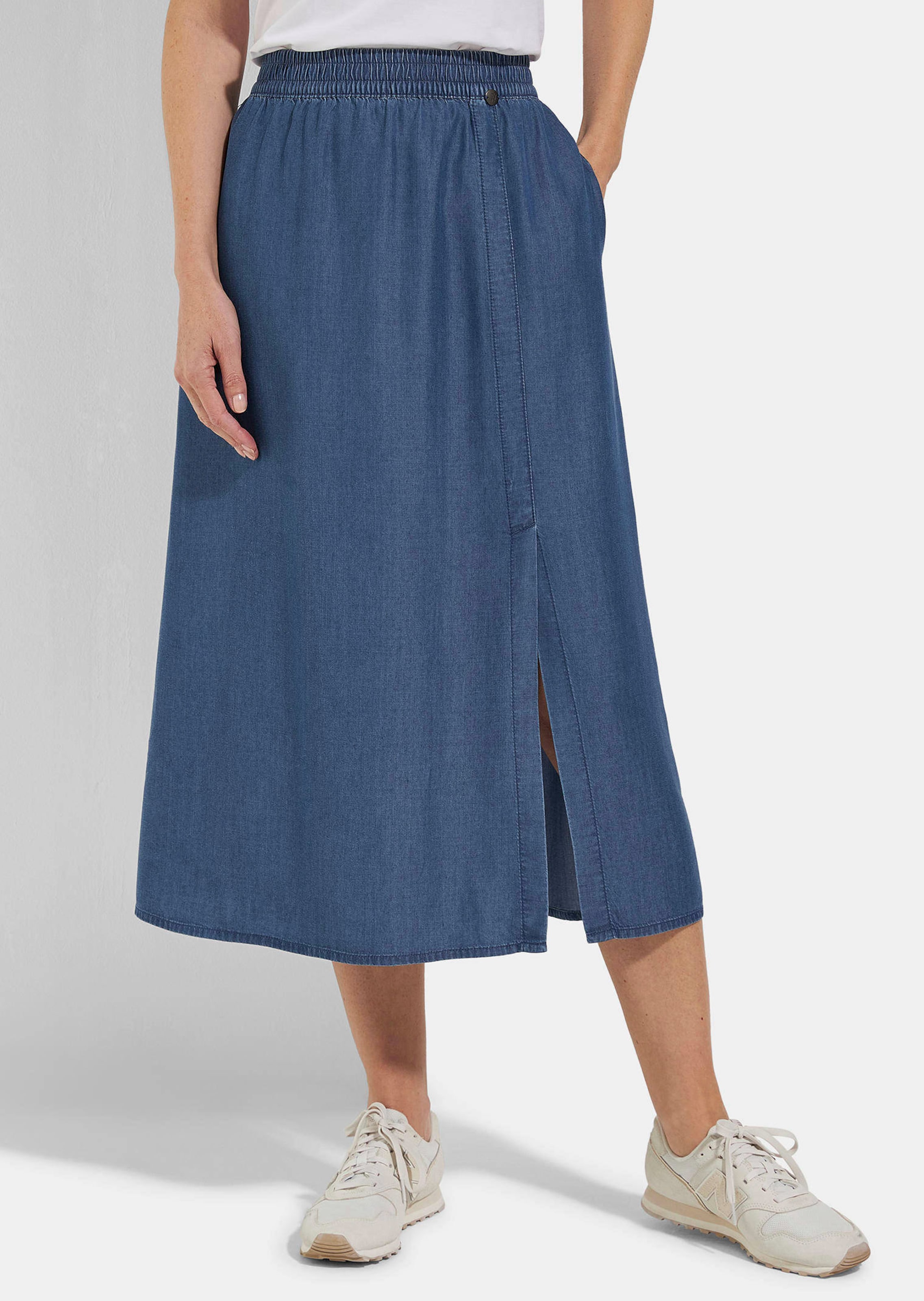 Leichter Sommerrock im Denim-Look