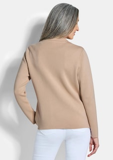 Blazer en tricot avec poches plaquées thumbnail 3