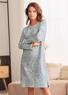 Chemise de nuit à motifs cachemire thumbnail 1