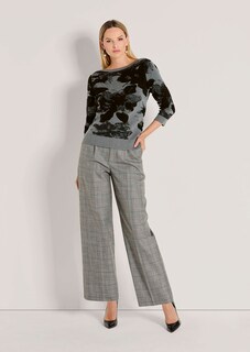 Jacquard-Pullover mit 3/4-Ärmeln thumbnail 3