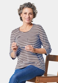 Buntgewirktes Ringelshirt thumbnail 3