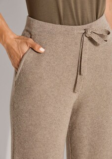 Weite Strick-Hose mit Bindeband thumbnail 6