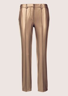 Hose im Leder-Look mit Biesen thumbnail 7