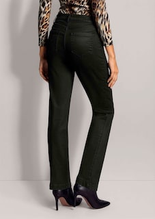 Beschichtete Slim-Jeans mit Schmucknieten thumbnail 4