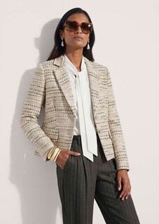 Strukturierter Tweed-Blazer thumbnail 5
