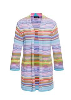 Hochwertige Jacquard-Strickjacke thumbnail 6