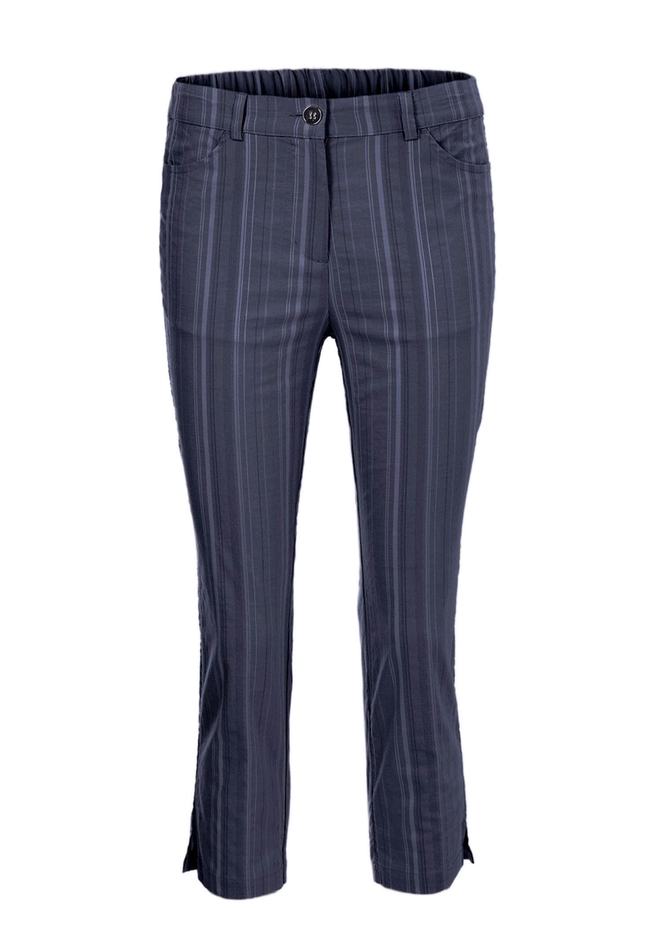 Pantalon court CARLA à rayures