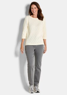 Pullover aus Baumwolle mit 3/4-Ärmeln thumbnail 2