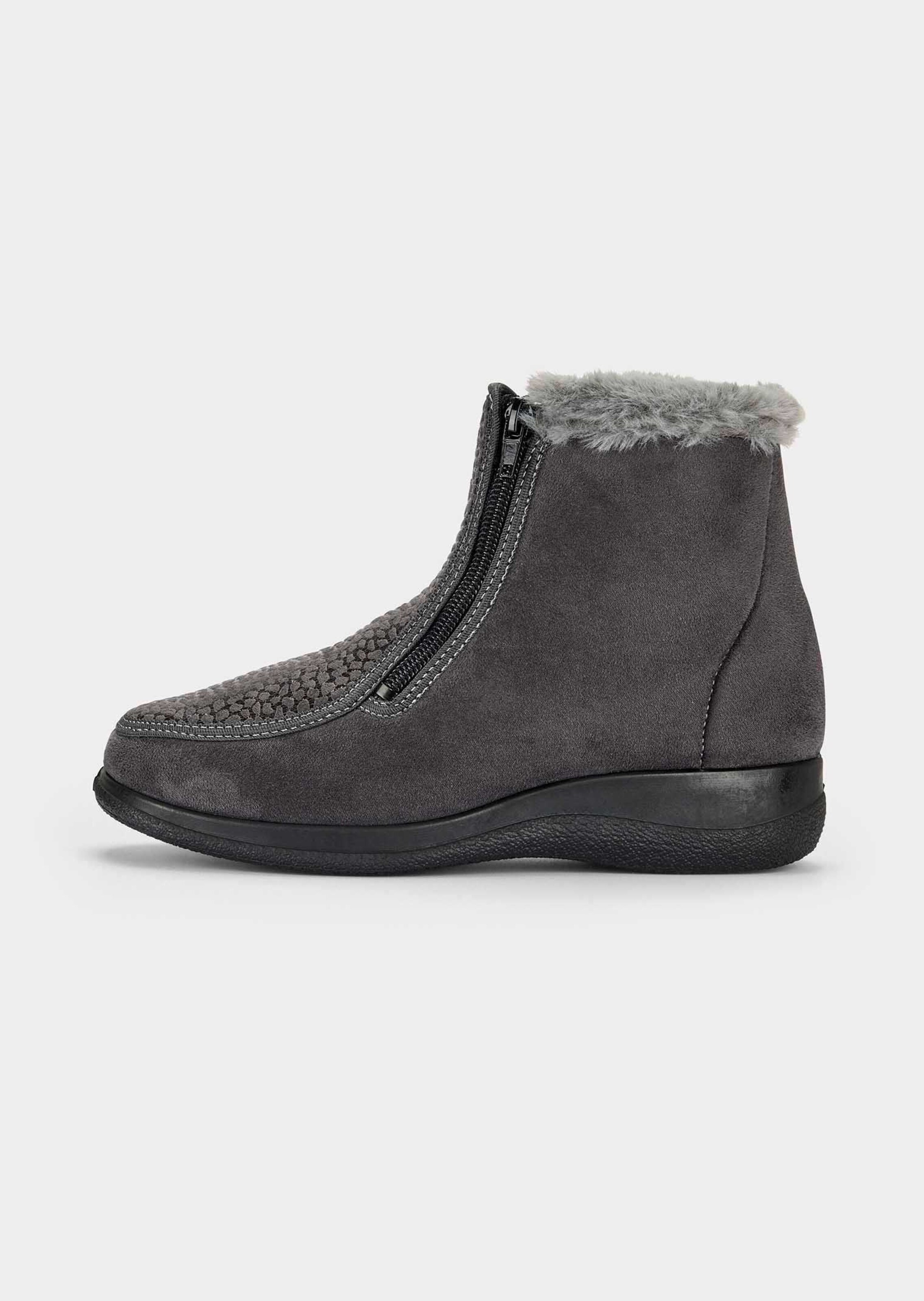 Bottines pour hallux valgus avec deux zips