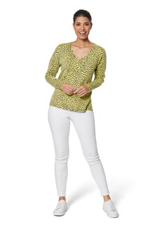 Oversized jumper with abstract leopard print thumbnail 3