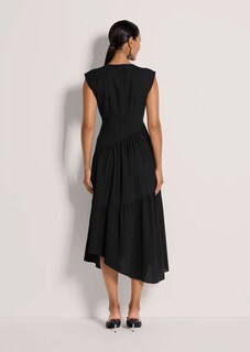 Baumwollkleid mit Stufenrock thumbnail 4
