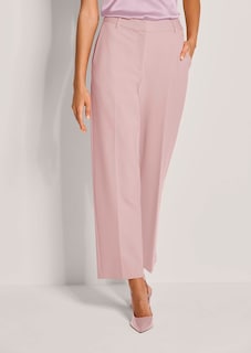Ankle-free jersey trousers with centre creases thumbnail 2