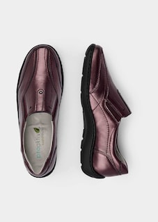 Élégants mocassins en cuir souple thumbnail 2