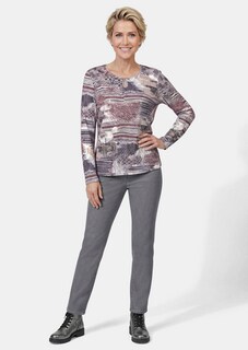 T-shirt en tricot imprimé thumbnail 2
