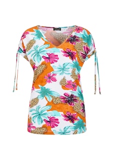 Jersey shirt met plooi op de schouder thumbnail 6