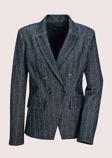 Zweireihiger Blazer in edlem Muster-Mix thumbnail 7