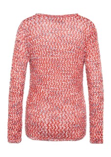 Effektvoller locker gestrickter Bändchengarnpullover thumbnail 3