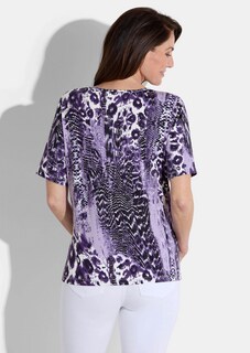 Jersey shirt met dierenprint thumbnail 2