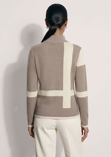 Pullover mit Colorblocking-Muster thumbnail 4