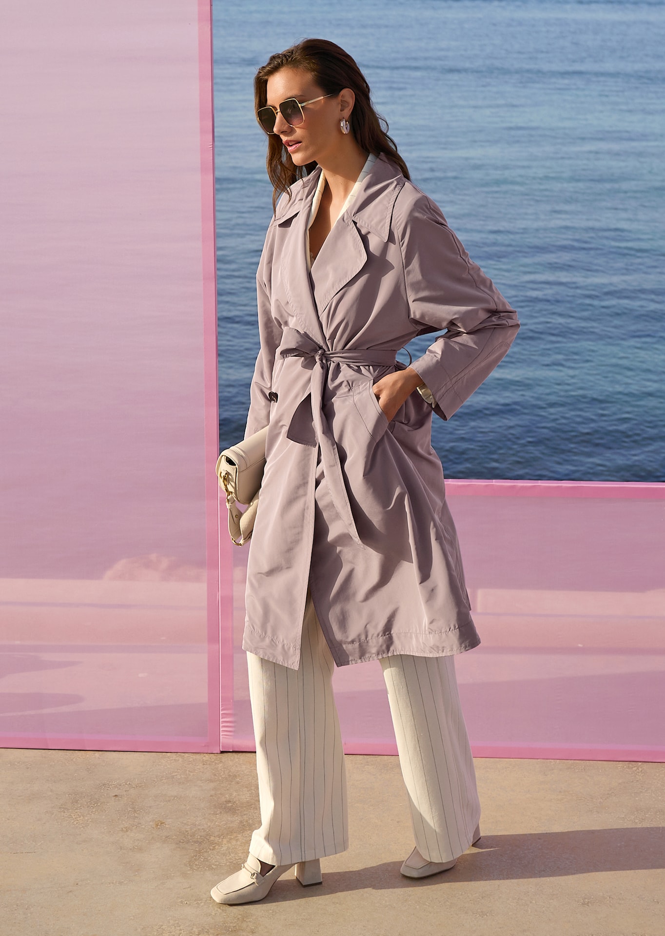 Zweireihiger Trenchcoat