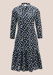 Baumwollkleid mit Unikat-Print thumbnail 7