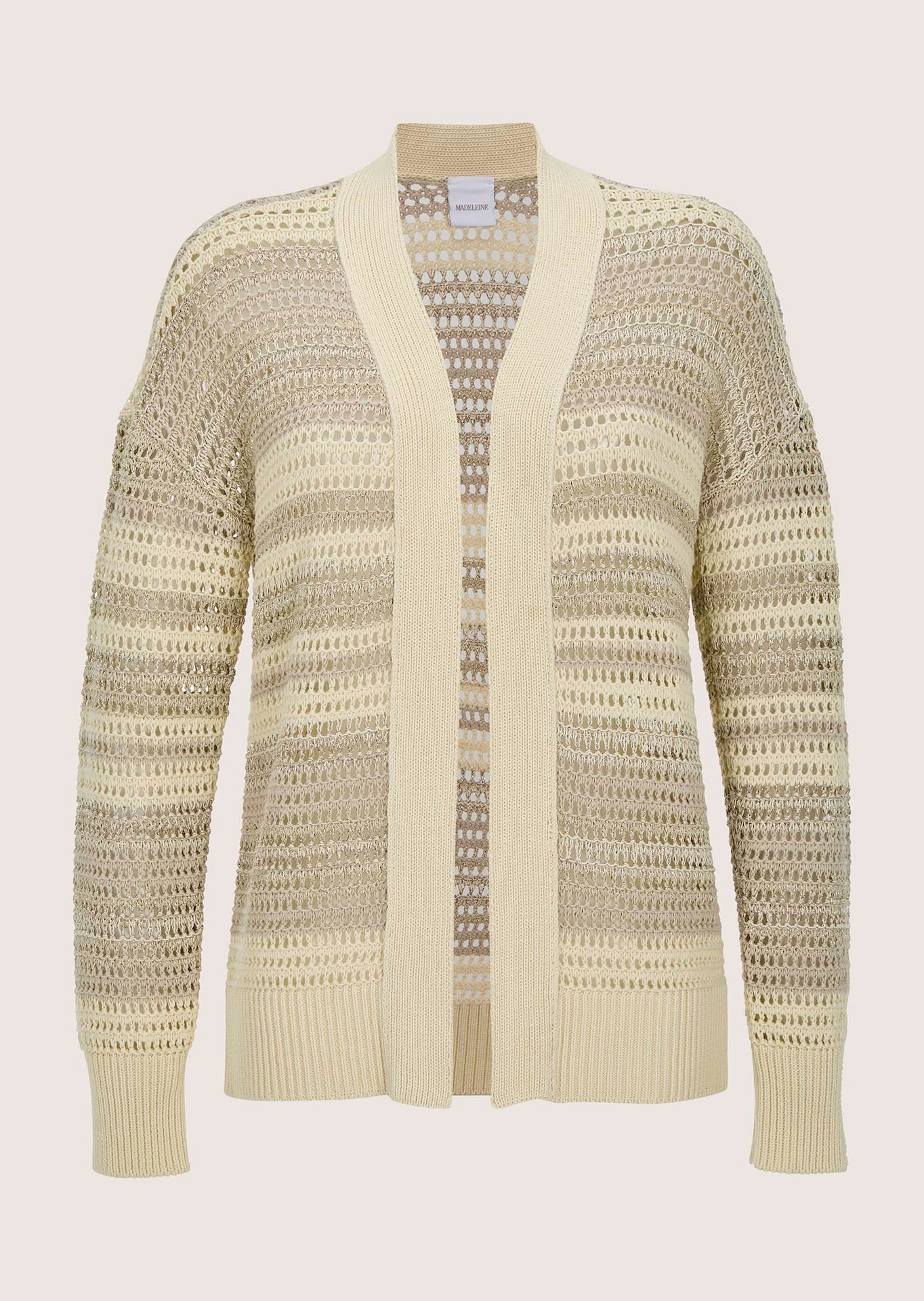 Gilet avec fil brillant