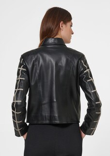 Veste. Cuir nappa d'agneau thumbnail 4
